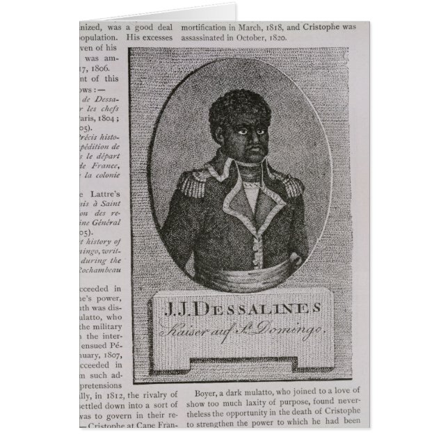 Retrato de Jean-Jacques Dessalines (Frente)