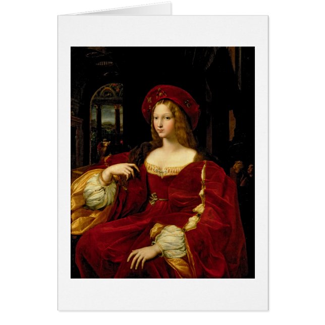 Retrato de Jeanne de la esposa de Aragón (Frente)