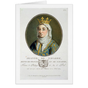 Retrato de Jeanne de Navarre (1271-1304), 1788 (c)