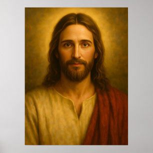 Retrato de Jesucristo #1™ Arte de Pared Poster LDS