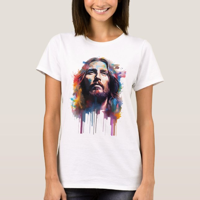Retrato de Jesús en camiseta (Anverso)