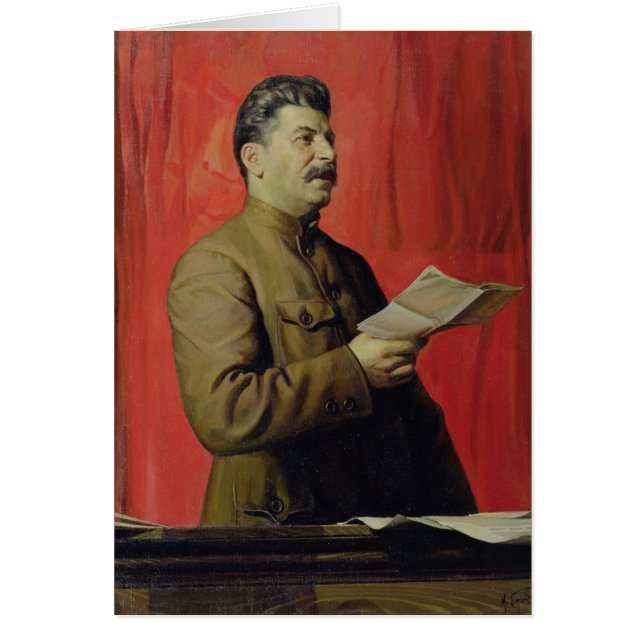 Retrato de Josif Stalin, 1933 (Frente)