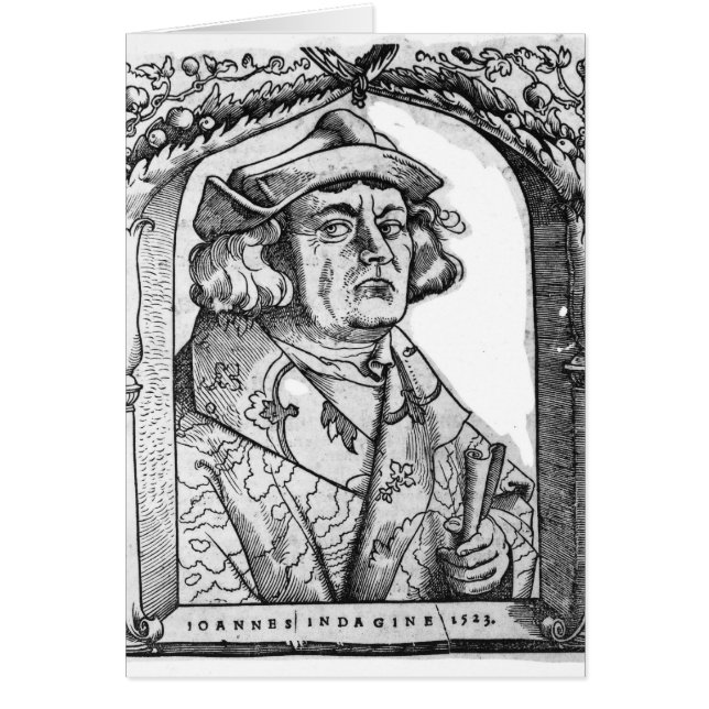 Retrato de Juan de Indagine (Frente)