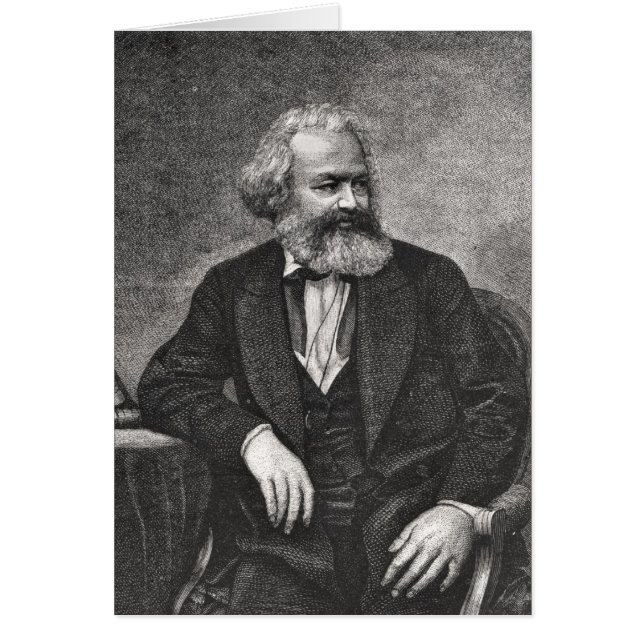 Retrato de Karl Marx 1857 (Frente)