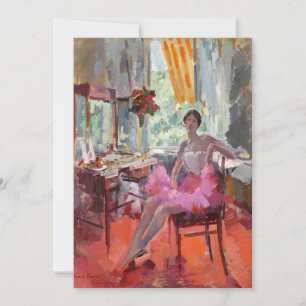 Retrato de la Ballerina Vera Trefilova   Korovin