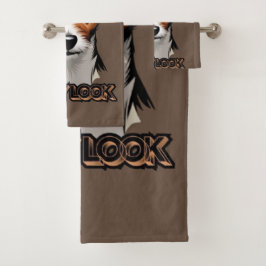 Retrato de la cabeza del suelo blanco y marrón