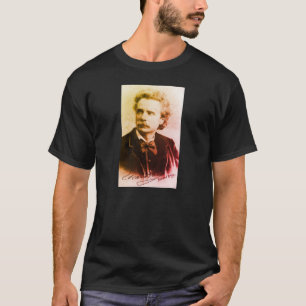 Retrato de la camiseta de Edvard Grieg