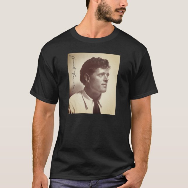 Retrato de la camiseta de Jack London (Anverso)