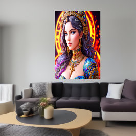 Retrato de la diosa griega Afrodita | Arte IA