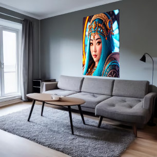 Retrato de la diosa inuit Pinga Arte IA