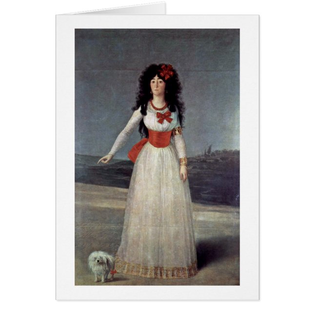 Retrato De La Duquesa De Alba Por Francisco De Goy (Frente)