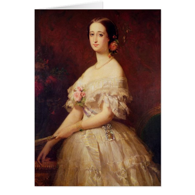Retrato de la emperatriz Eugenie 1854 (Frente)