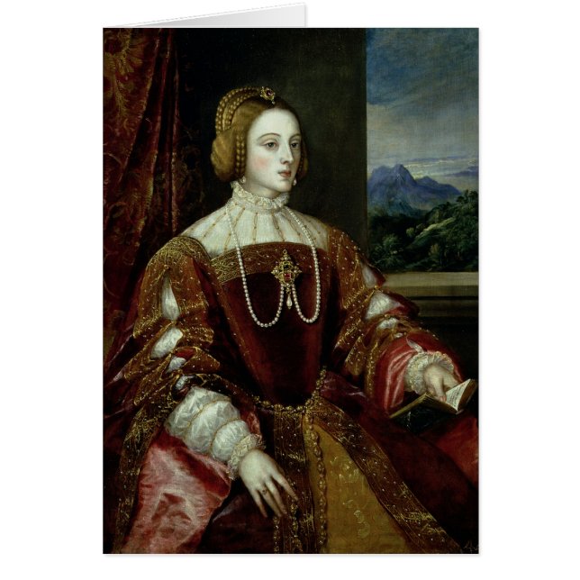 Retrato de la Emperatriz Isabel de Portugal (Frente)