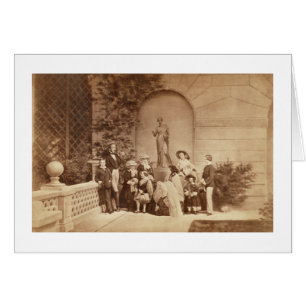 Retrato de la familia real en la casa Osborne, 185