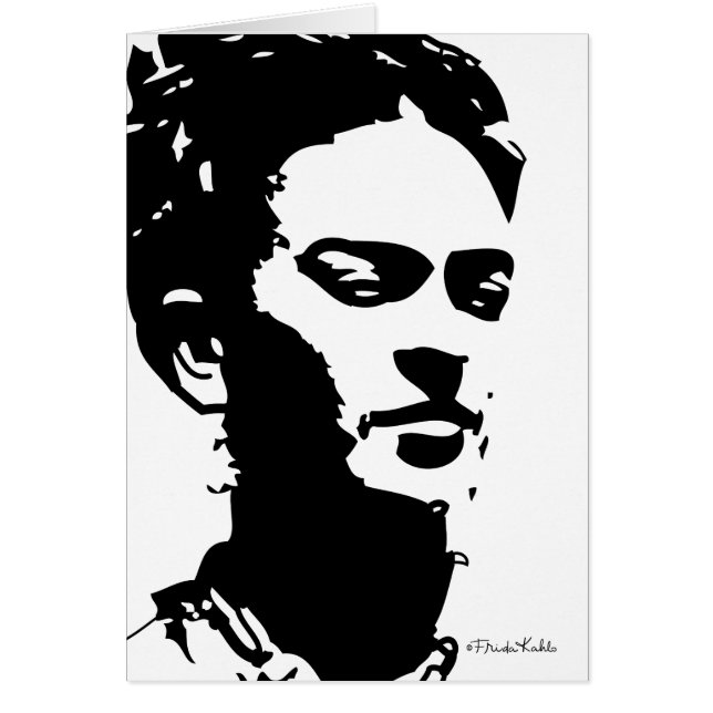 Retrato de la sombra de Frida (Frente)