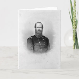 Retrato de la tarjeta de saludo de Ulysses S. Gran