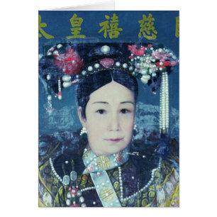 Retrato de la viuda de emperatriz Cixi