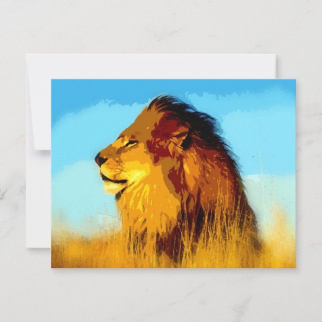 Retrato de león (Anverso)