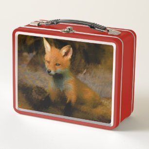 Retrato de Little Baby Fox Cub