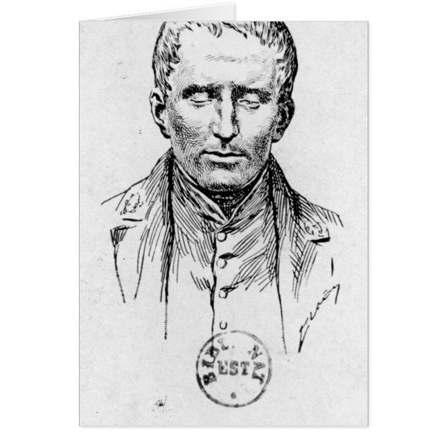 Retrato de Louis Braille (Frente)