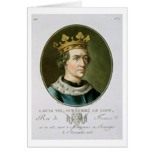 Retrato de Louis VIII, llamado "Le Lion", rey de