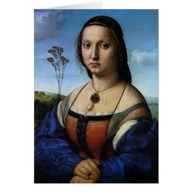 Retrato de Maddalena Doni por Raphael Sanzio (Frente)