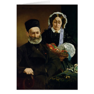 Retrato de Manet el de M y de Mme Auguste Manet