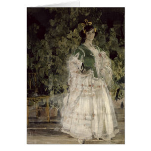 Retrato de Maria Kusnetso va-Benois como Carmen