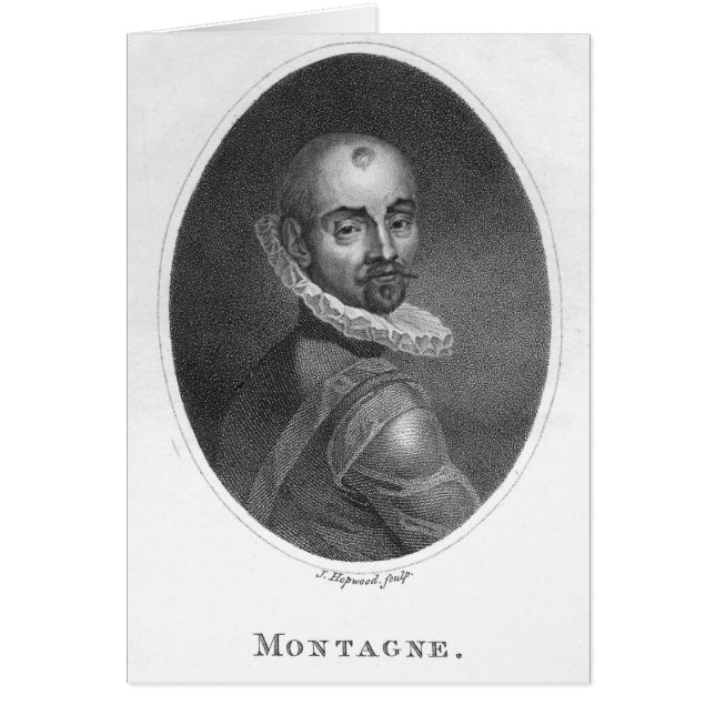 Retrato de Michel de Montaigne (Frente)