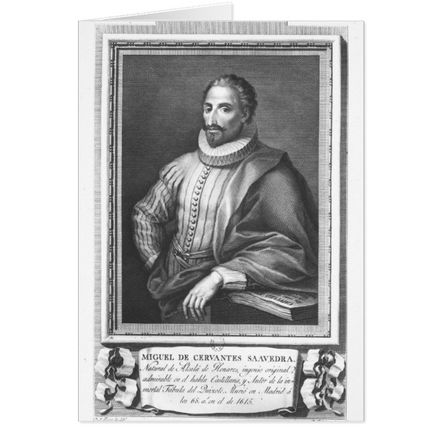 Retrato de Miguel de Cervantes Saavedra (Frente)