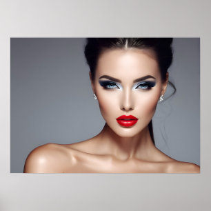 Retrato de moda del arte femenino