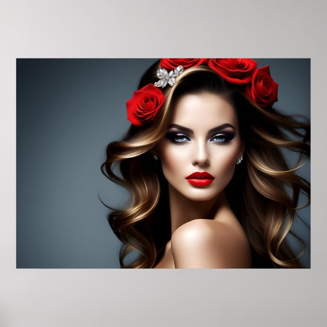 Retrato de moda del arte femenino (Frente)