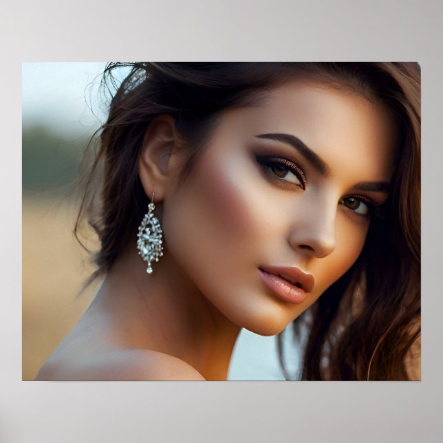 Retrato de moda del arte femenino (Frente)