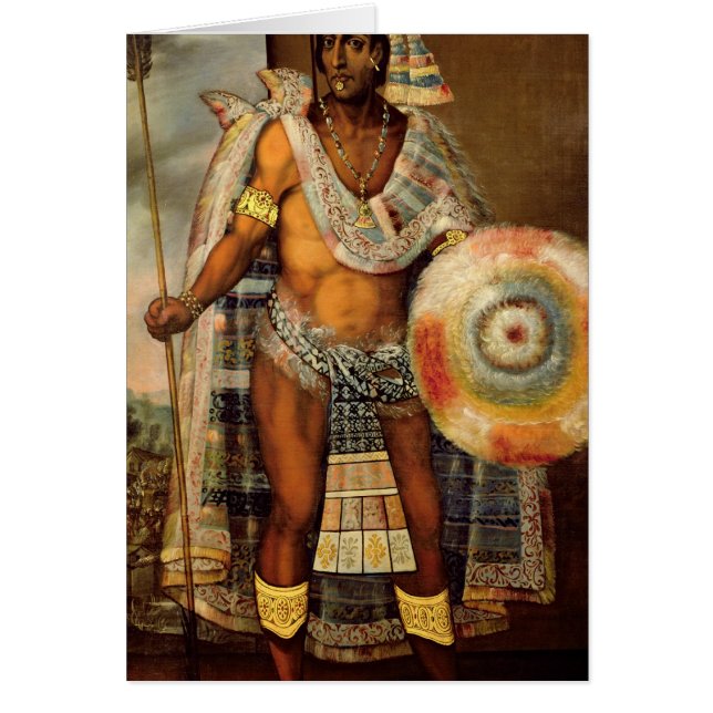 Retrato de Montezuma II (Frente)