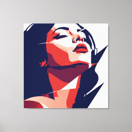 Retrato de mujer de arte moderno