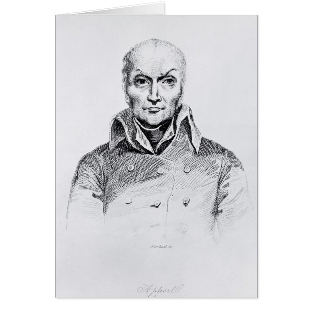 Retrato de Nicolás Appert (Frente)