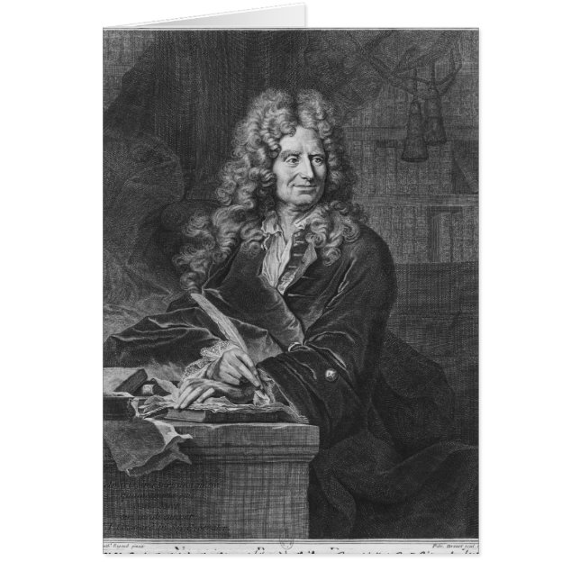 Retrato de Nicolás Boileau (Frente)