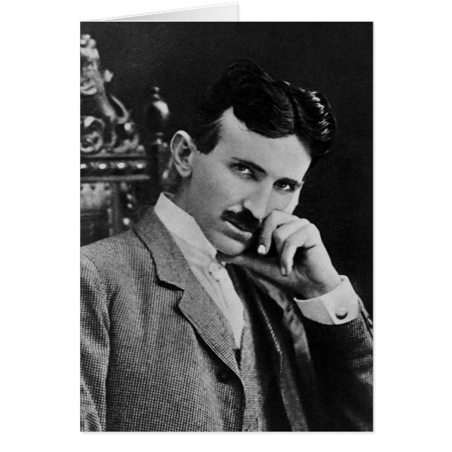 Retrato de Nikola Tesla (Frente)
