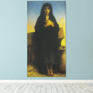Retrato de niña egipcia clásica - Óleo de arte fin