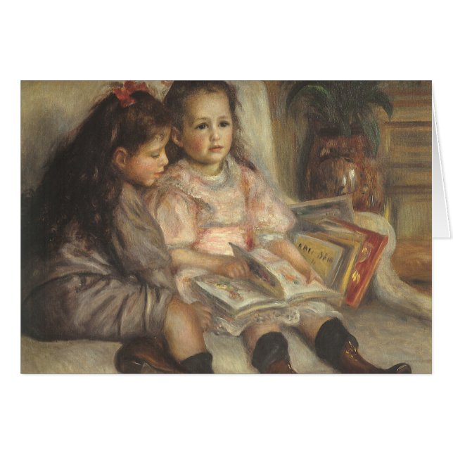 Retrato de niños de Caillebotte por Pierre Renoir (Anverso (Horizontal))