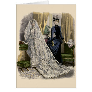 Retrato de novia de boda vintage, novia victoriana