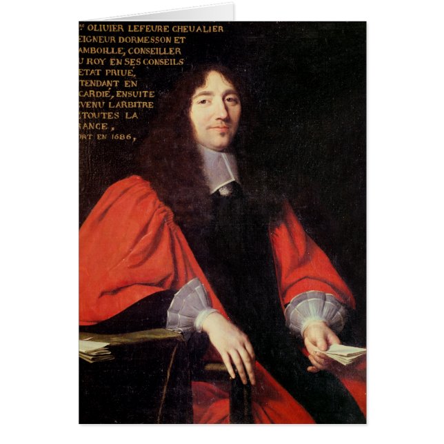 Retrato de Olivier Lefevre (Frente)
