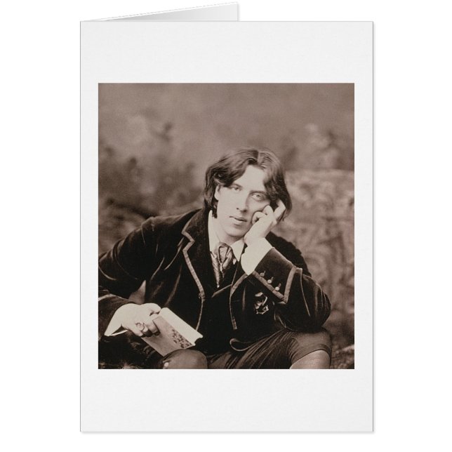 Retrato de Oscar Wilde (1854-1900), 1882 (de w/w p (Frente)