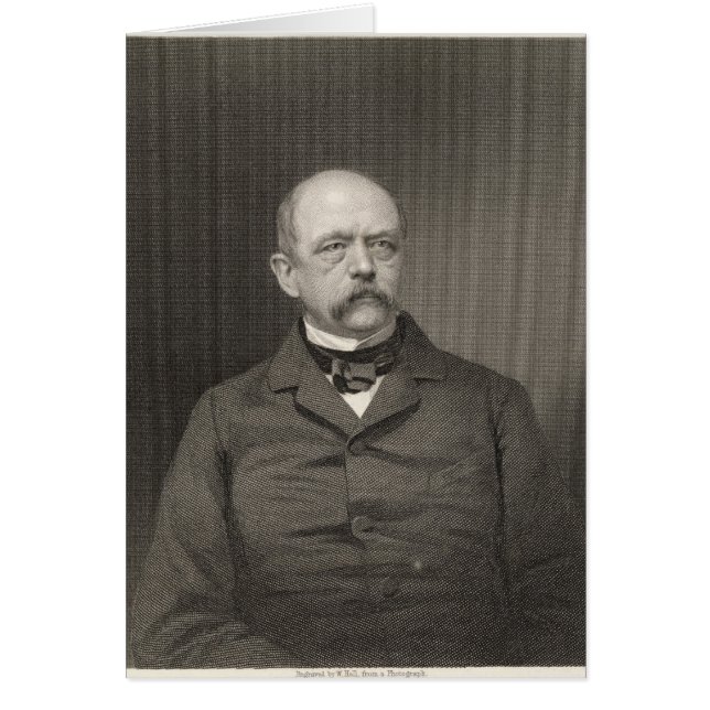 Retrato de Otto von Bismarck (Frente)