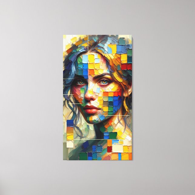 Retrato de paleta: Lienzo de mirada cromática (Anverso)