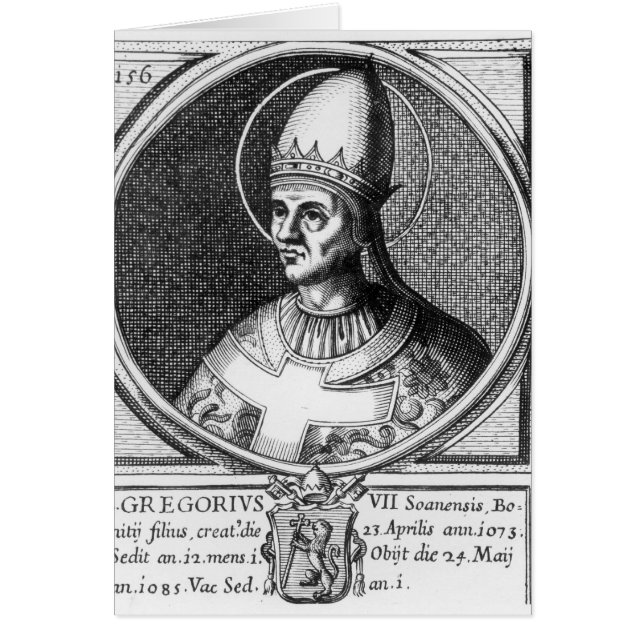 Retrato de papa Gregorio VII (Frente)