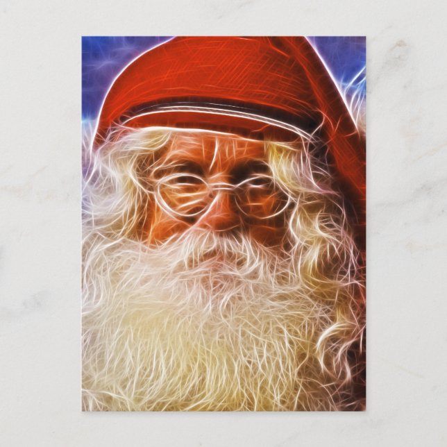 Retrato de Papá Noel del navidad del padre del (Anverso)