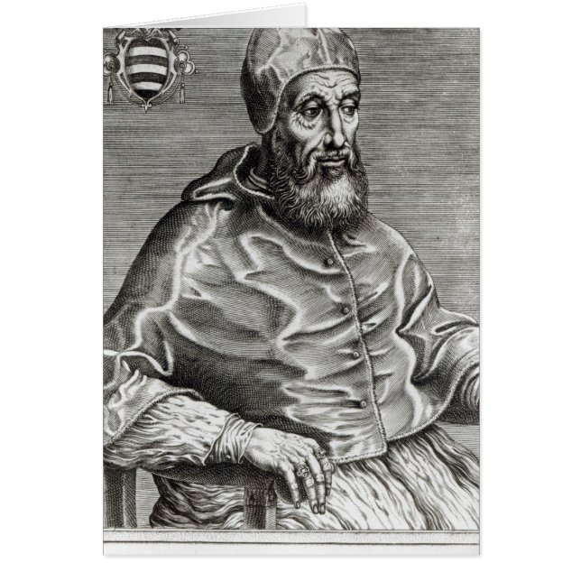 Retrato de papa Pío IV, 1555 (Frente)