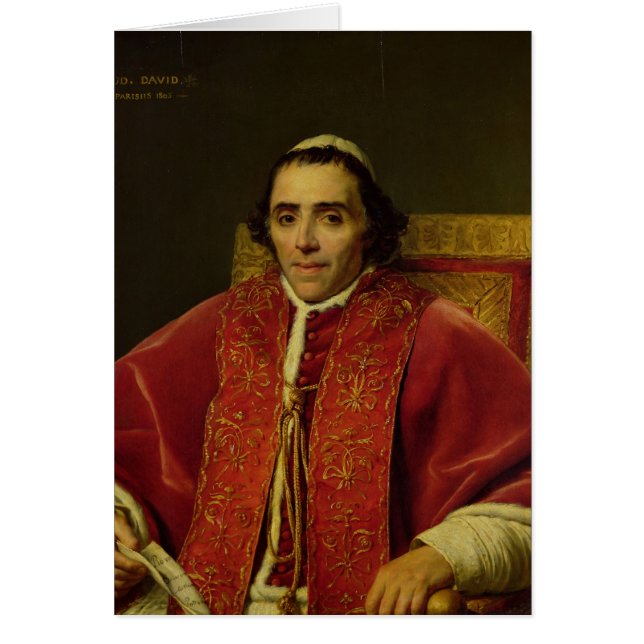 Retrato de papa Pío VII, 1805 (Frente)