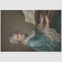 Retrato de papel de deshielo de Justine Favart